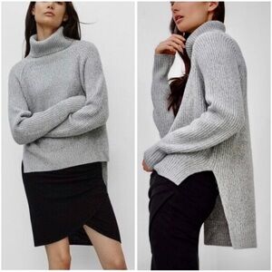 Wilfred Gray Turtleneck Sweater